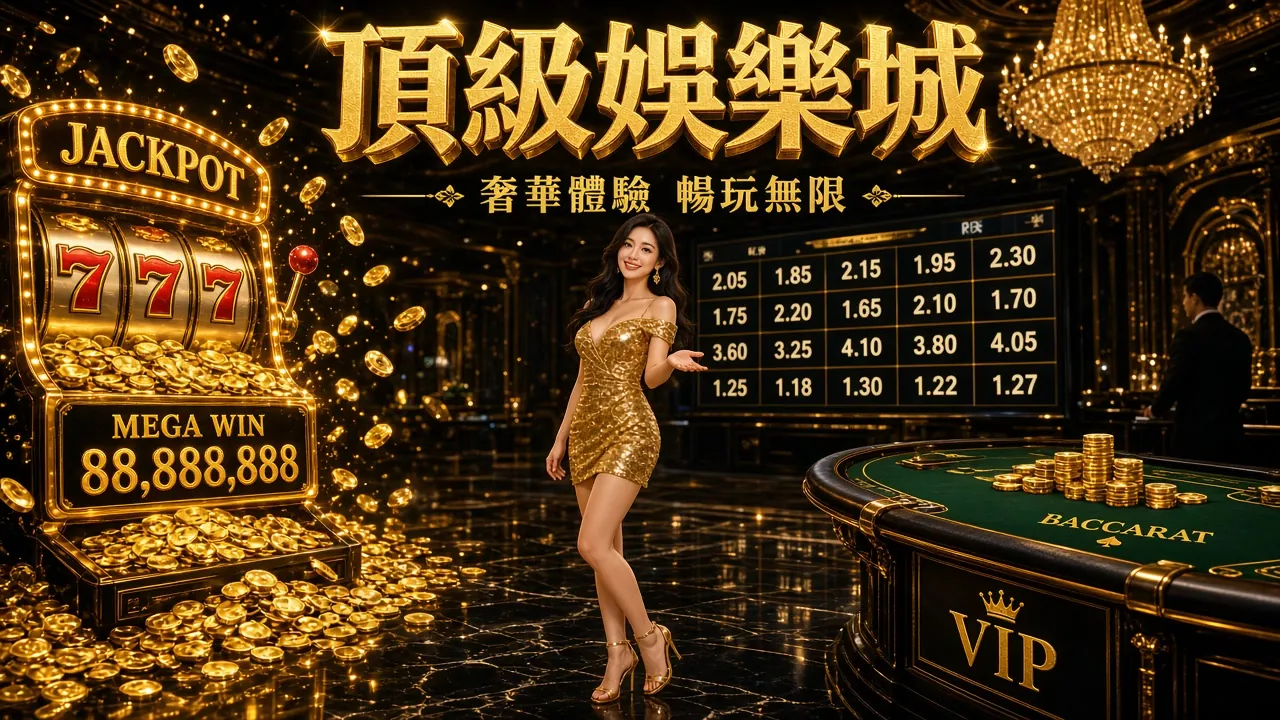 娛樂城推薦：頂級娛樂城，奢華體驗、暢玩無限